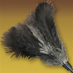 18" Gray Feather Duster Replacement Head w/ Handle