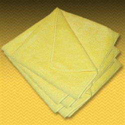 16" Yellow Microfiber Towel (5 Pack)